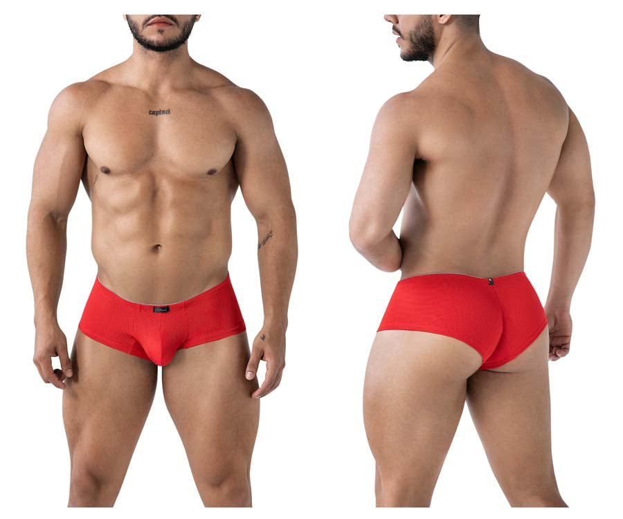 Xtremen 91225 Male Microfiber Modern & Sexy Trunks Red