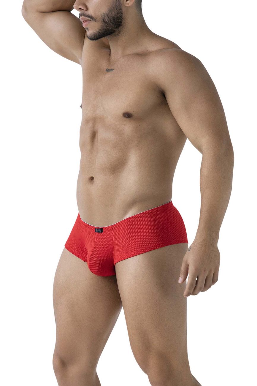 Xtremen 91225 Male Microfiber Modern & Sexy Trunks Red