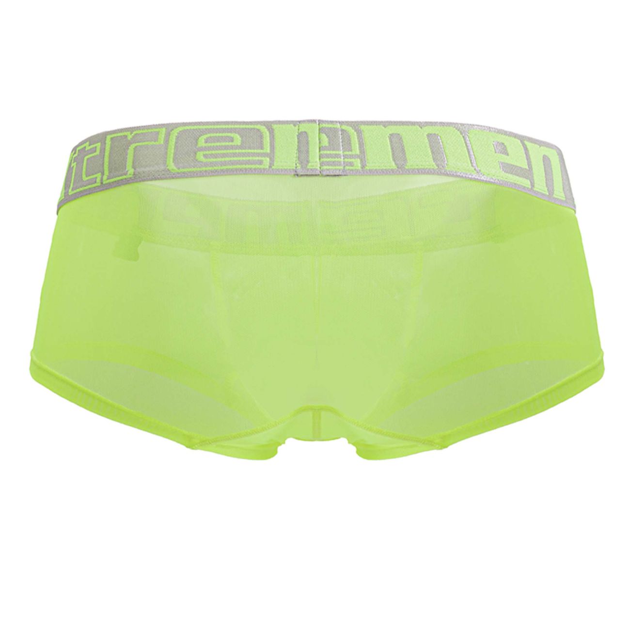 Xtremen 91237 Mens Sheer Microfiber Trunks Neon Green