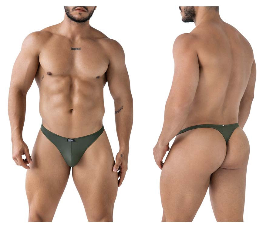 Xtremen 91238 Mens Ultra Comfortable Microfiber Thongs Green