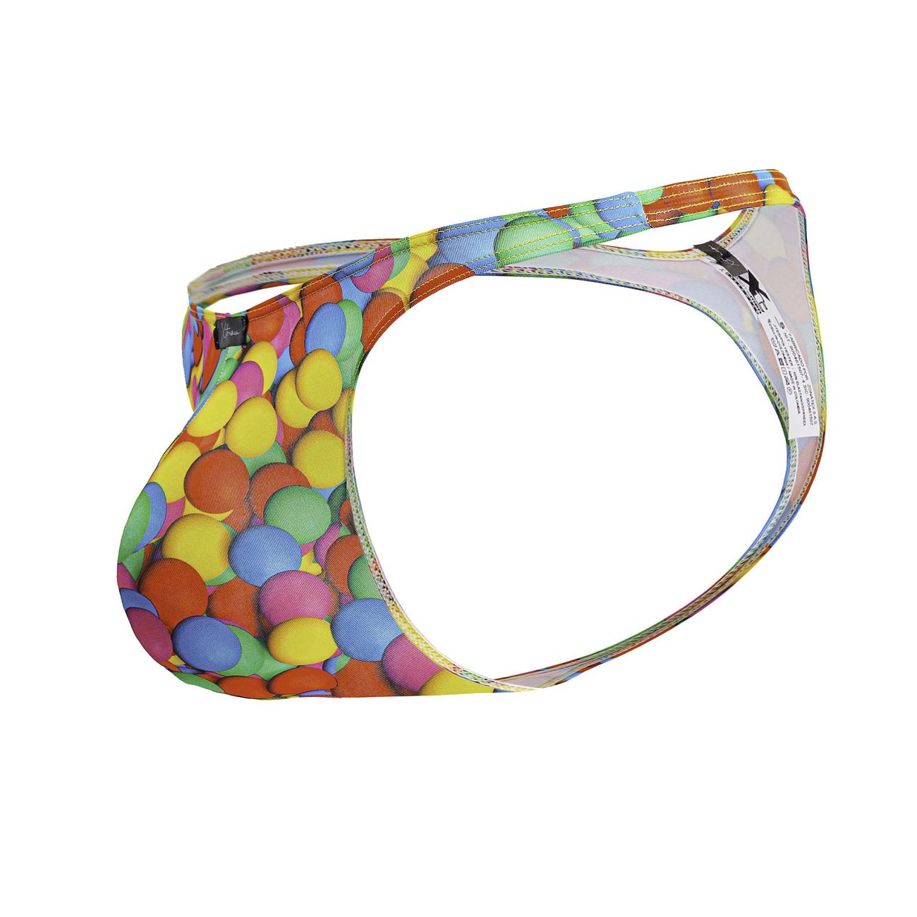 Xtremen 91247 Mens Printed Colourful Thongs Bubbles