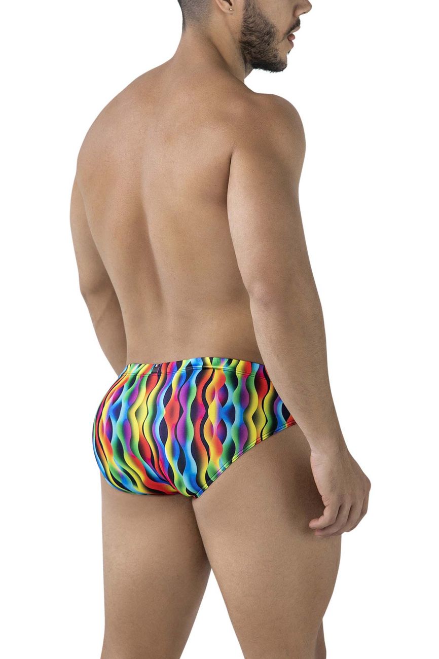 Xtremen 91248 Mens Colourful Printed Briefs Waves