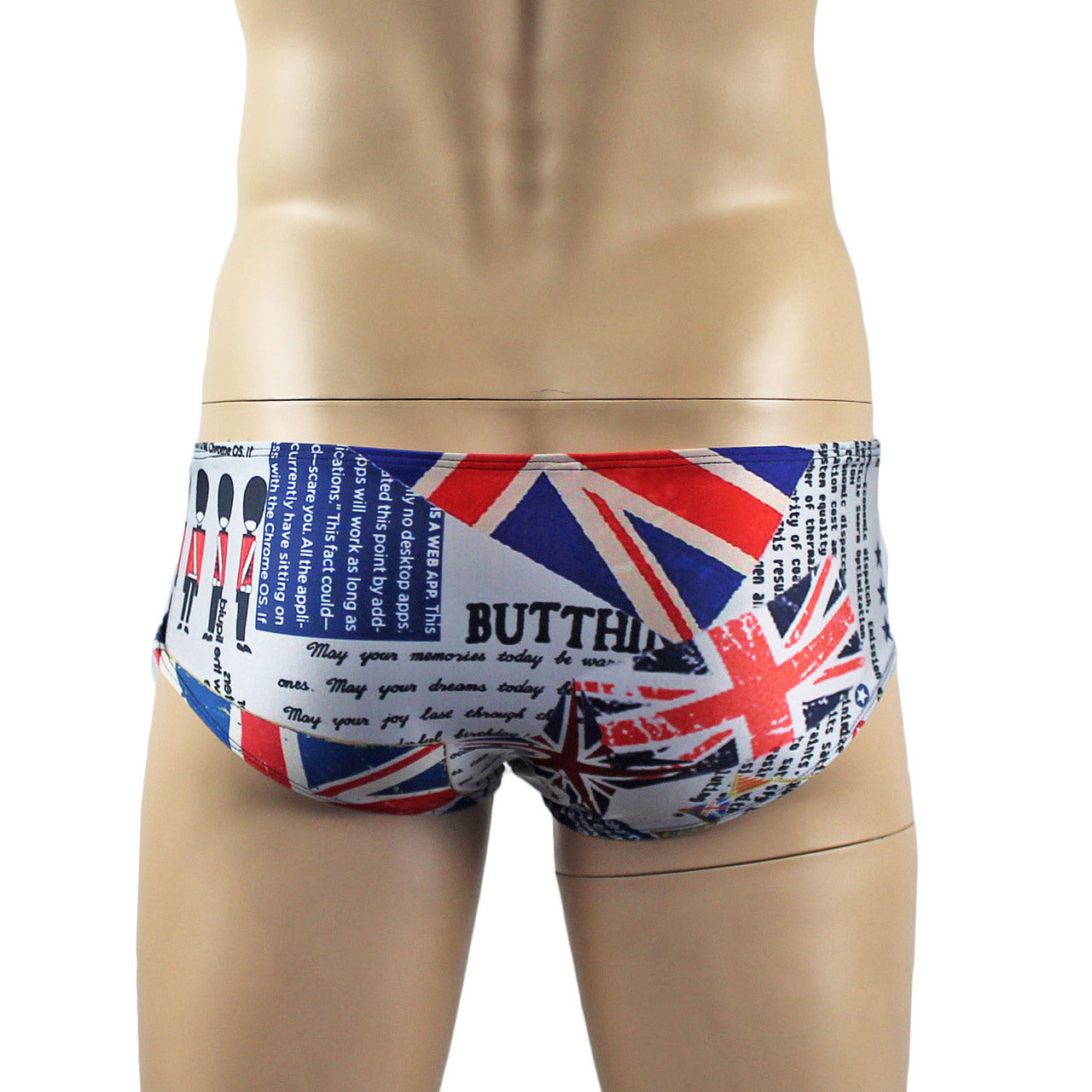 Mens British and London Mini Boxer Briefs