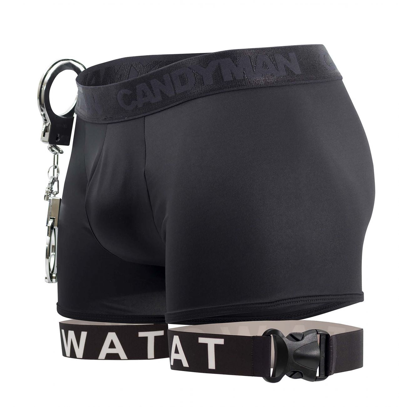 CandyMan 99482X Swat Police Costume Outfit Black Plus Sizes