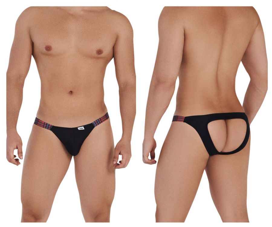 CandyMan 99536 Prints Jockstrap Black Stripes