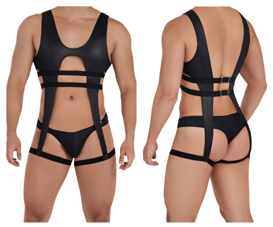 CandyMan 99541 Gladiator Bodysuit Black