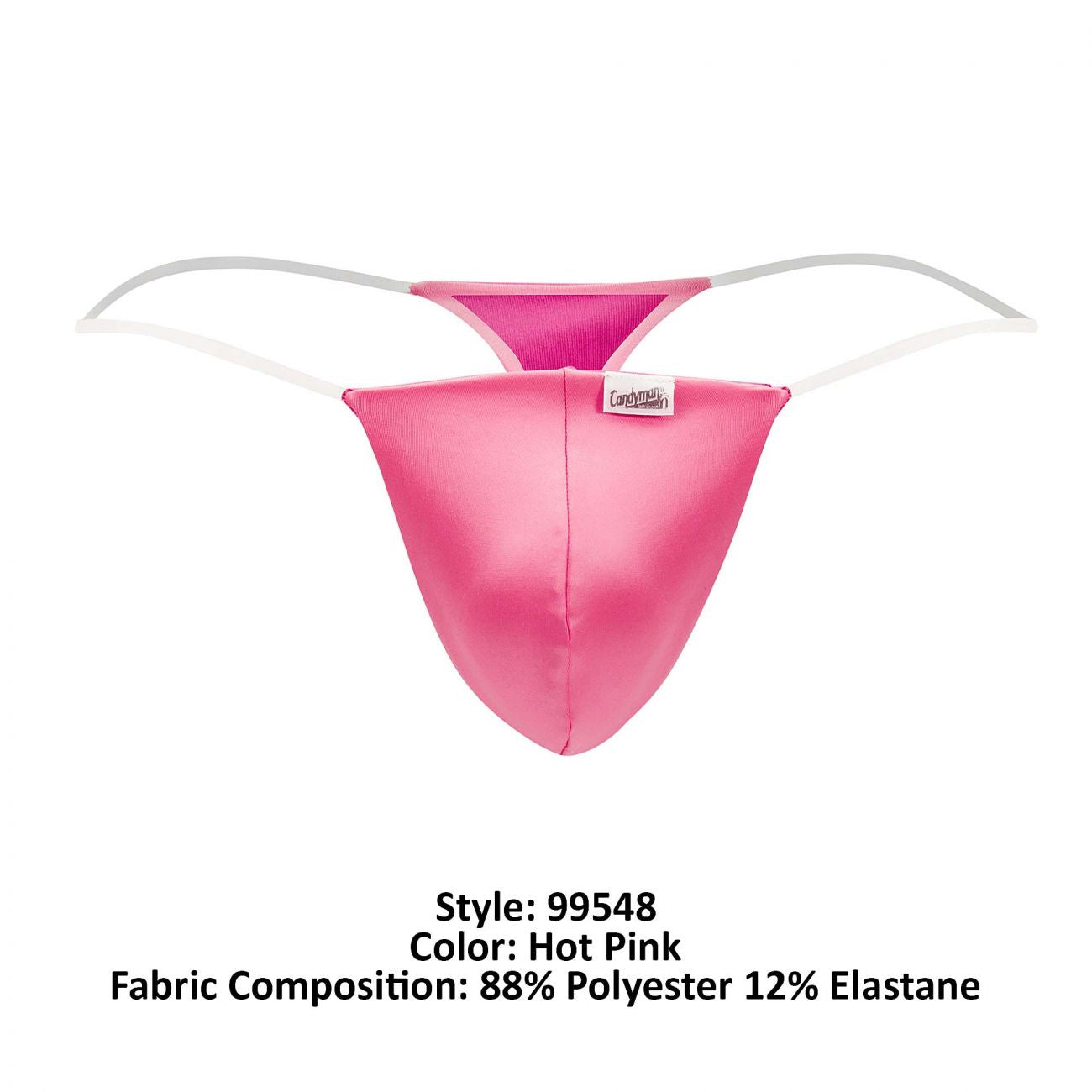 CandyMan 99548 Invisible Micro Thongs Hot Pink