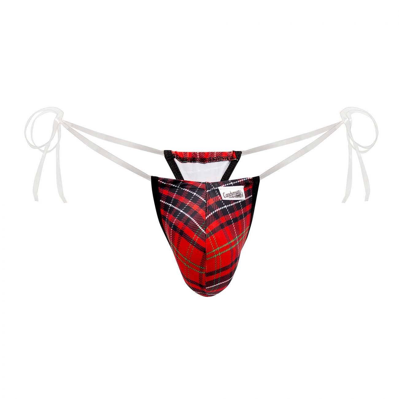CandyMan 99571X Invisible Micro G-String Red Print Plus Sizes