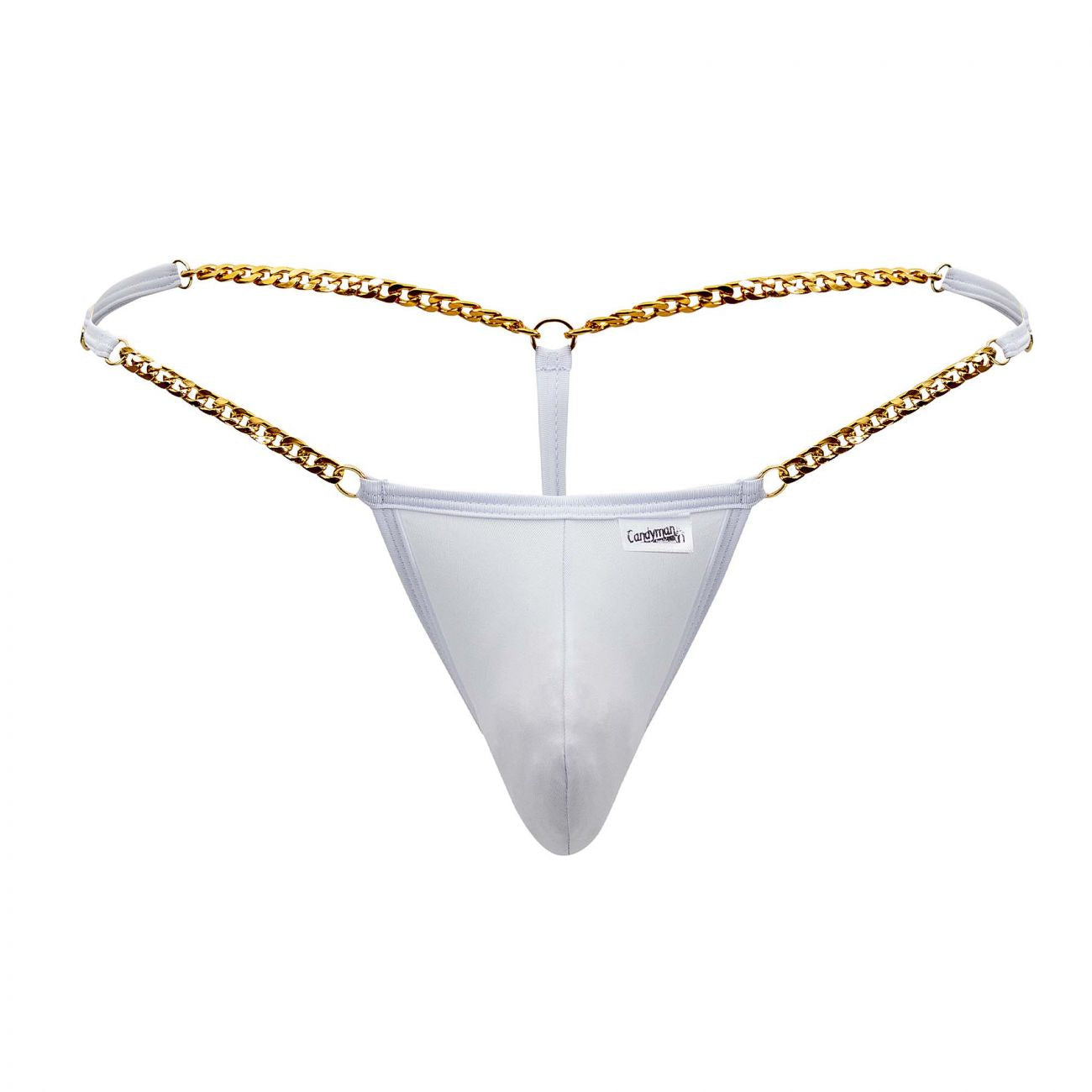 CandyMan 99586 Chain G-String White