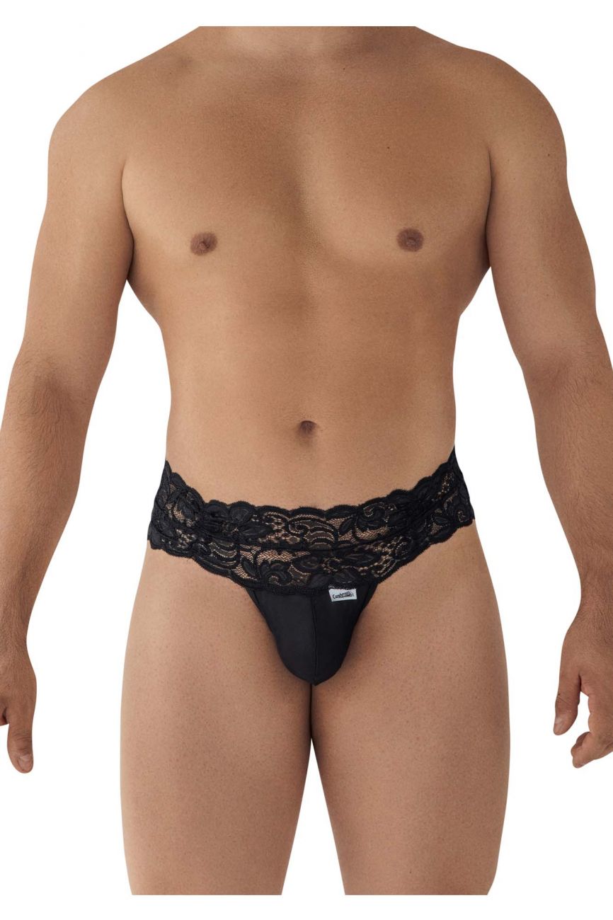 CandyMan 99595 Lace Thongs Black