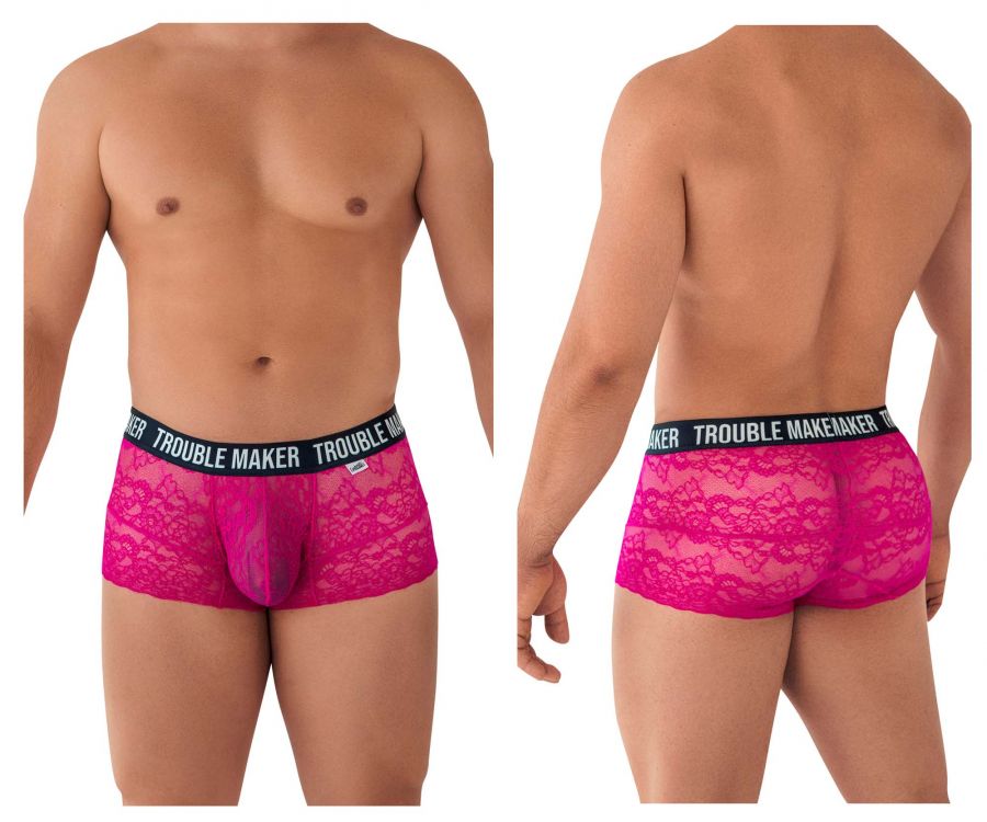 CandyMan 99616 Trouble Maker Lace Trunks Pink