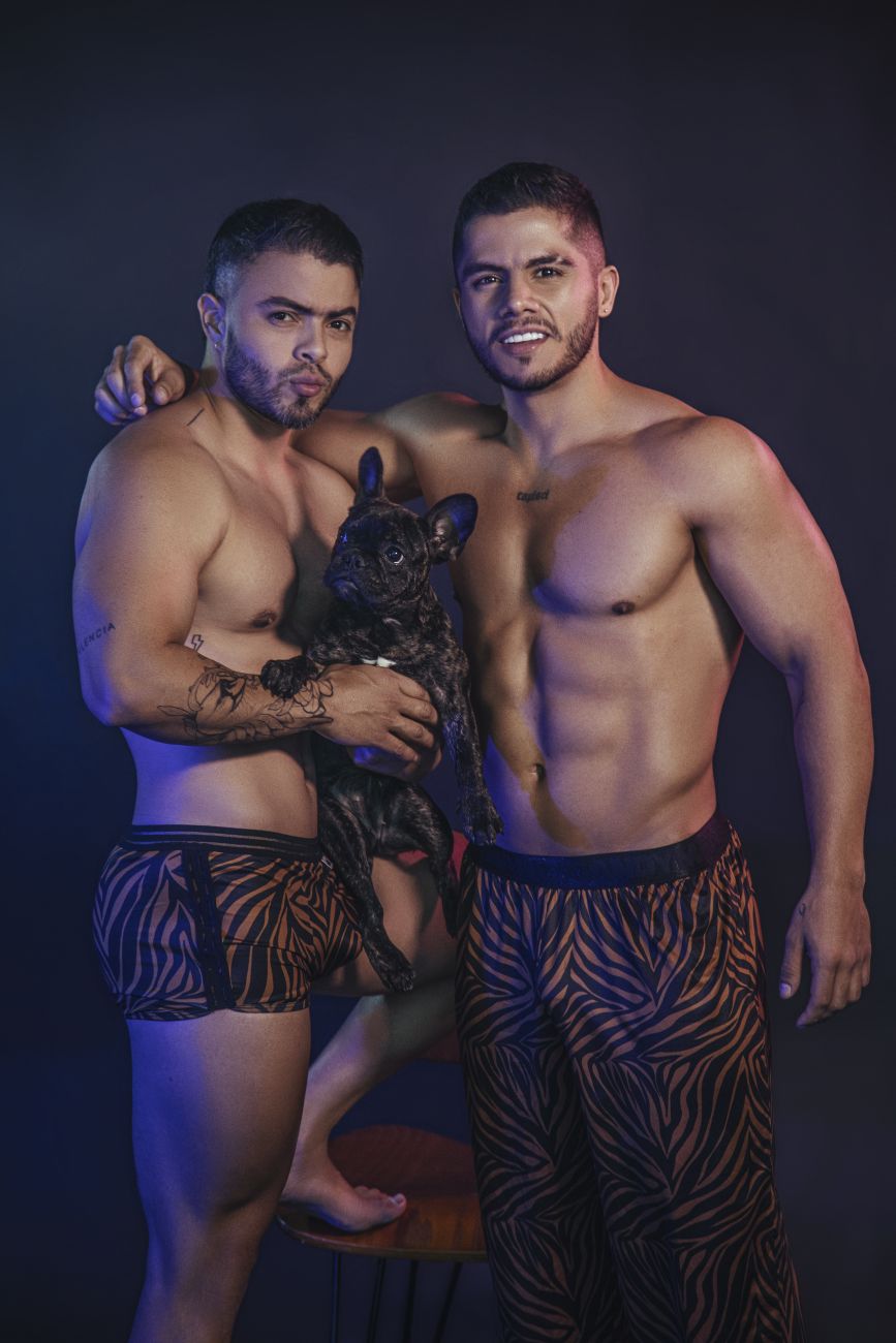 CandyMan 99701 Lounge Pajama Trunks Animal Print