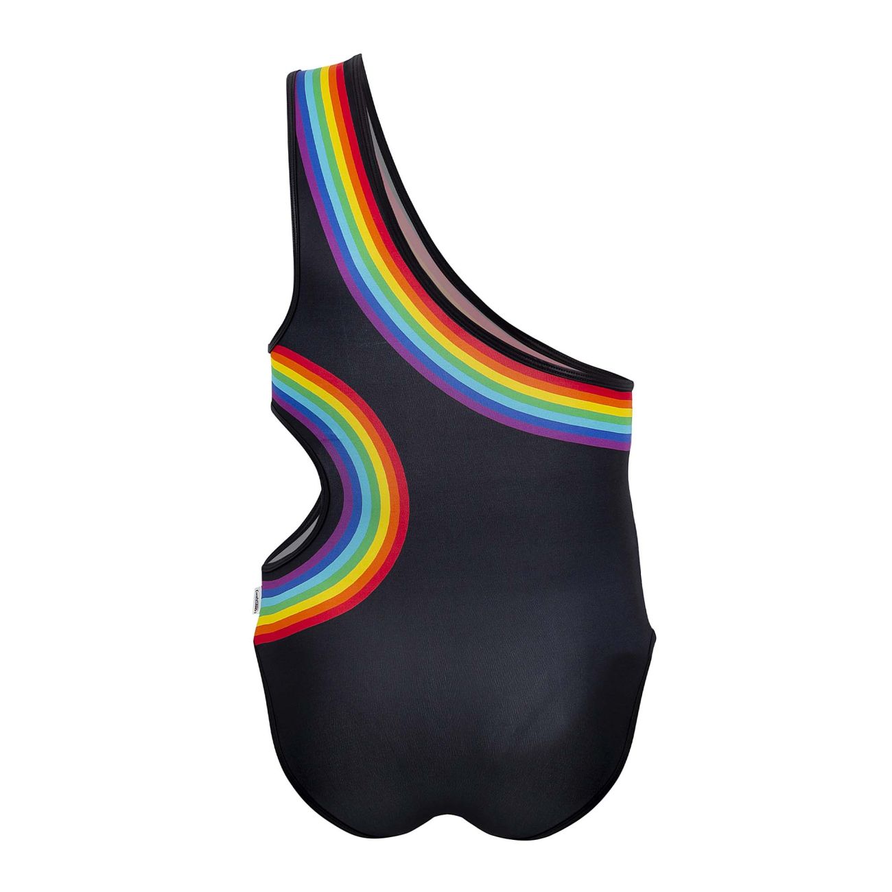 CandyMan 99702 Rainbow Bodysuit Black