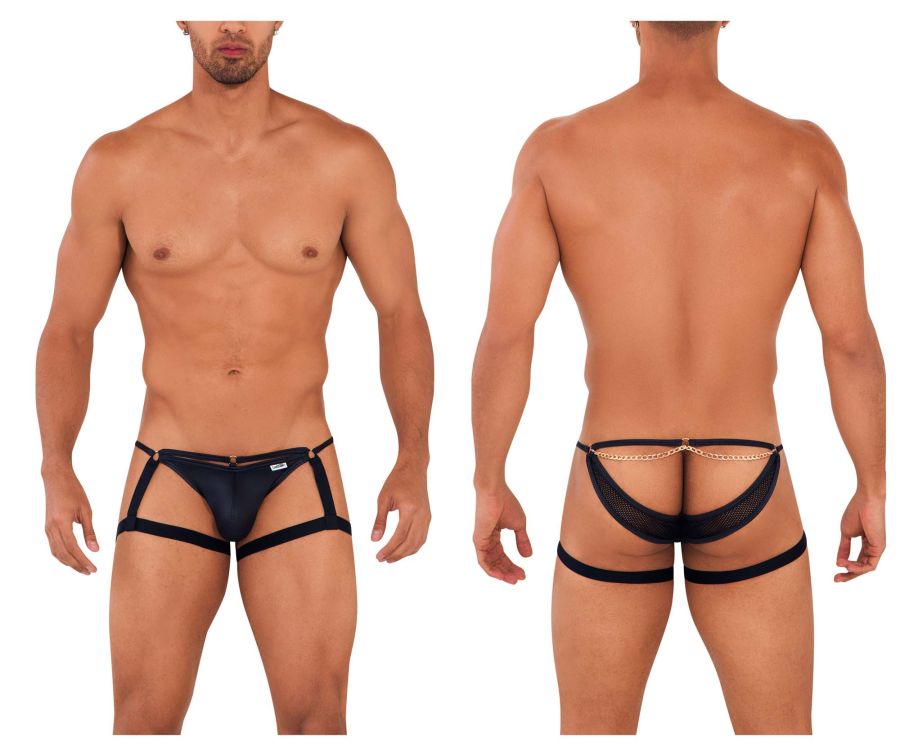 CandyMan 99705 Garter Jockstrap Black