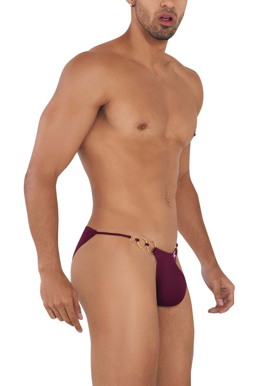 CandyMan 99710 Holes in One Bikini Burgundy