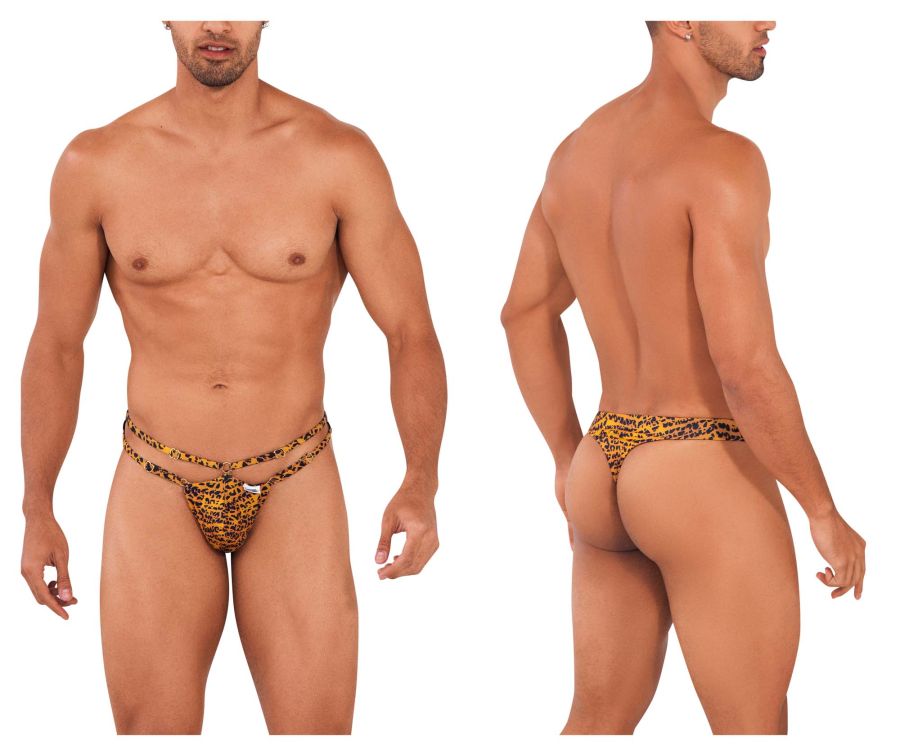 CandyMan 99712 Safari Thongs Leopard Print