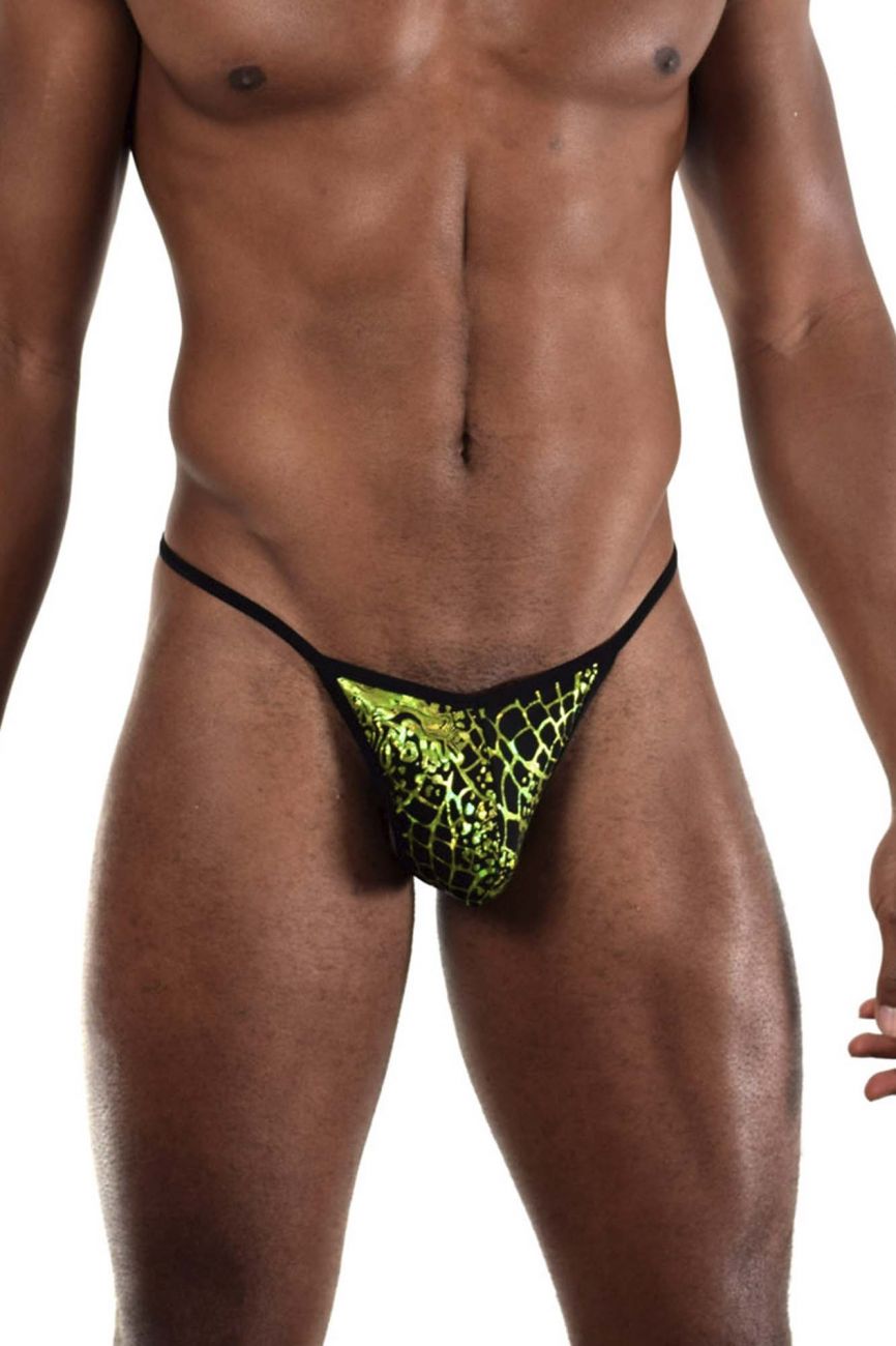 Doreanse 1260-PRN Space Venom Thongs Green Printed