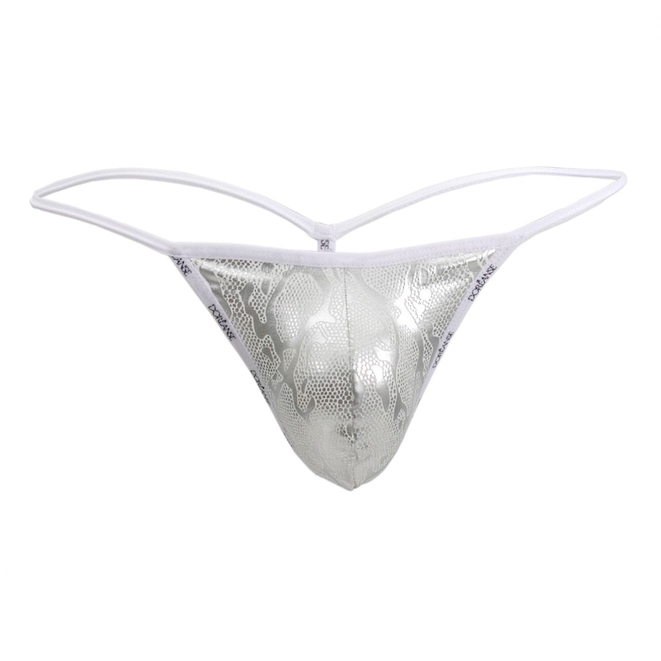 Doreanse 1326-SLV Flashy Snake G-String