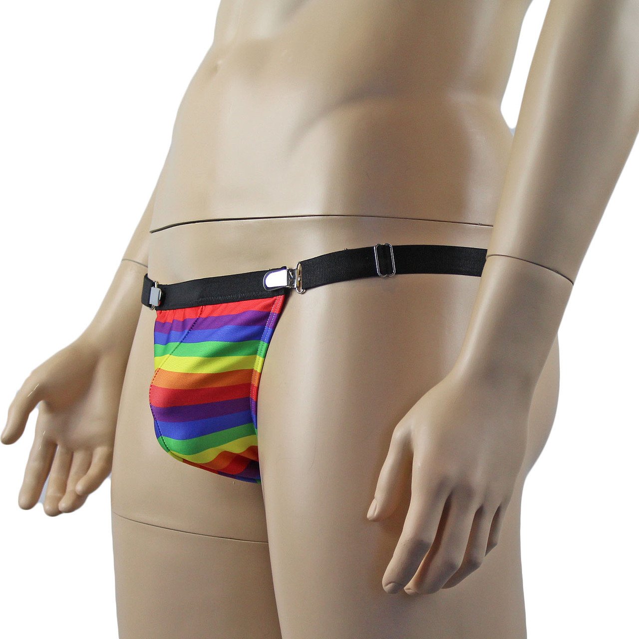LGBTQ Rainbow Gay Pride Crop Top and Thong