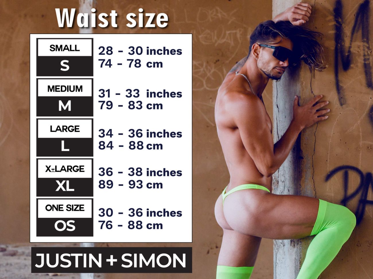 JUSTIN+SIMON XSJ02 Silky G-String Bulge Neon Green