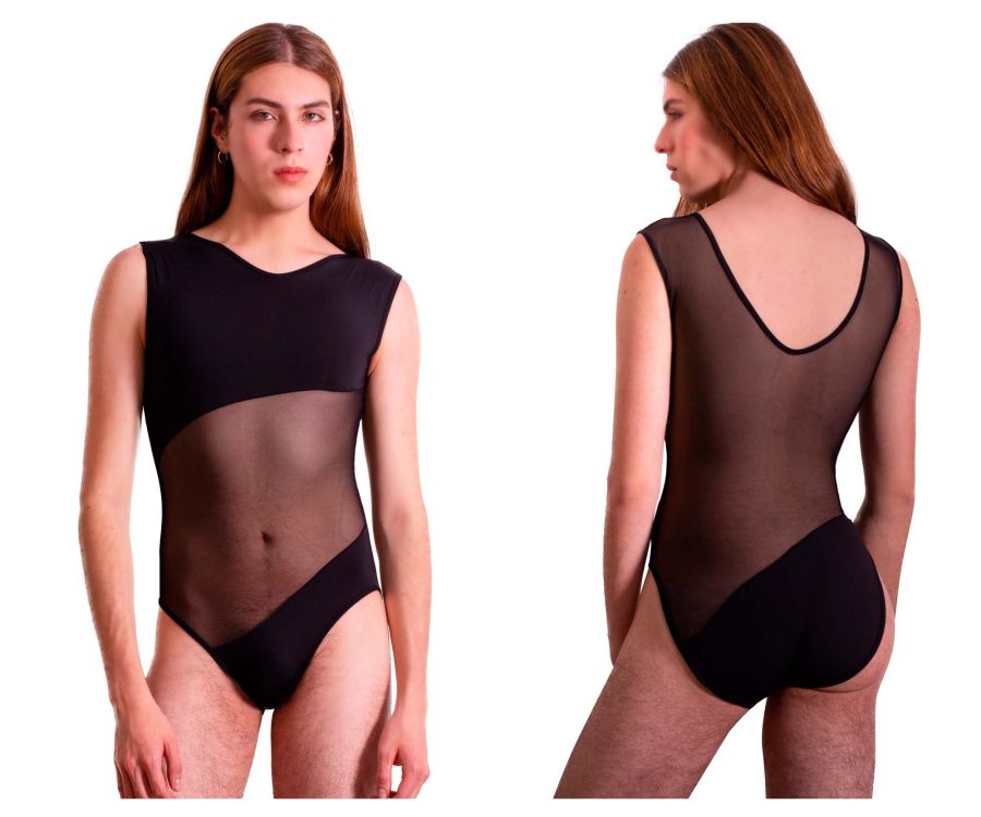 PLURAL PL002 Non-binary Underwear Bodysuit Black