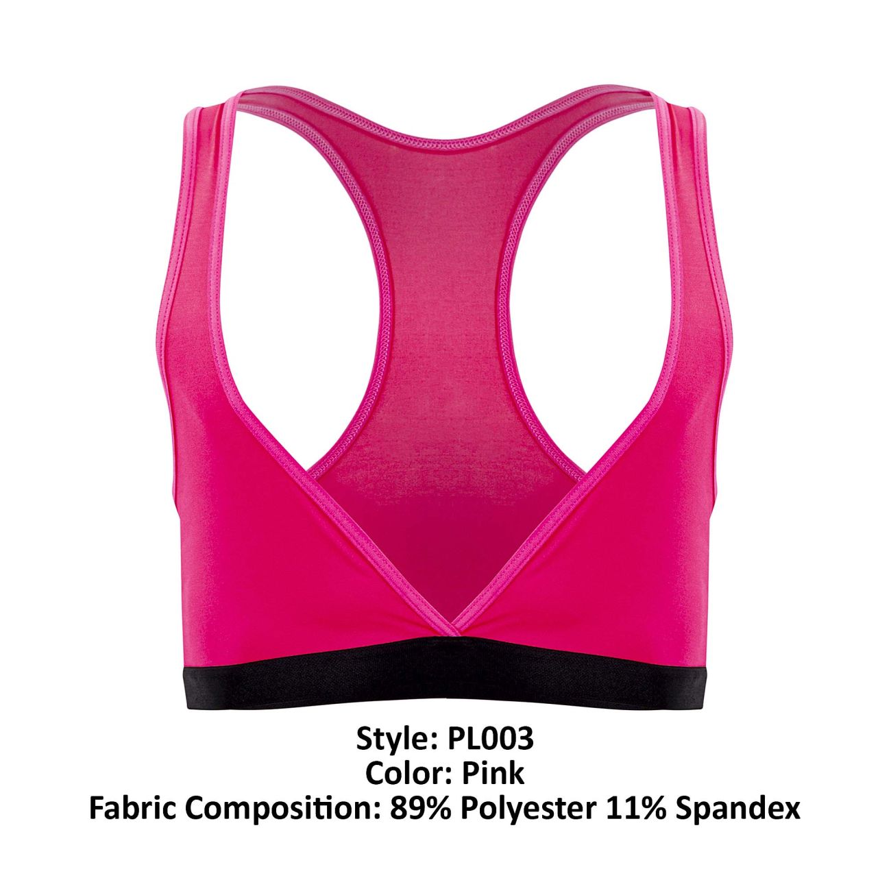 PLURAL PL003 Non-binary Underwear Bra Top Pink