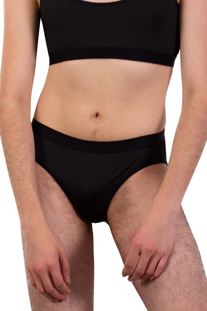 PLURAL PL006 Non-binary Underwear Briefs Black