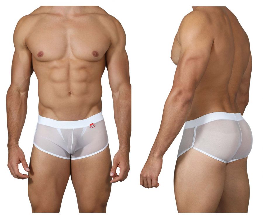 Pikante 0226 Chekke Lifter Trunks White