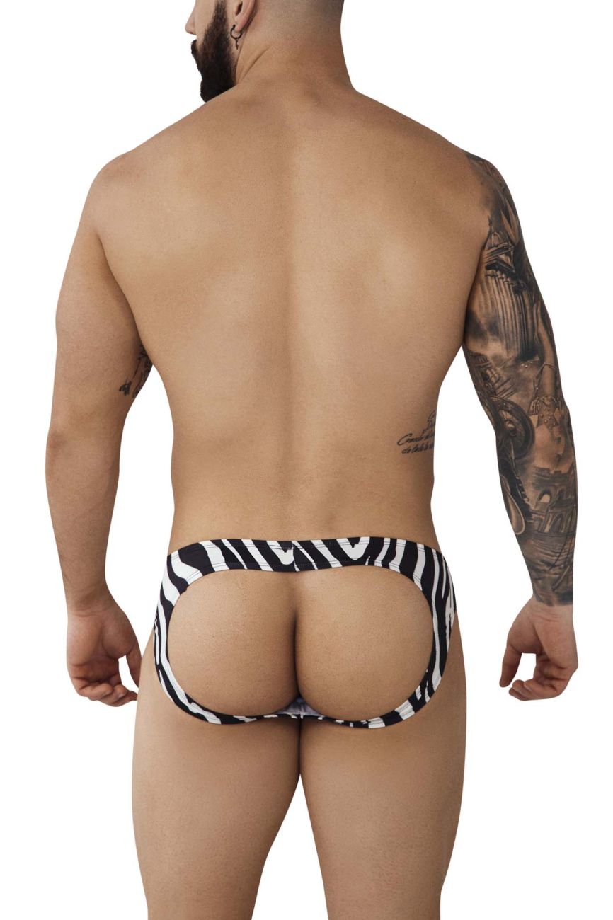 Pikante 0992 Yuba Jockstrap Beige Zebra