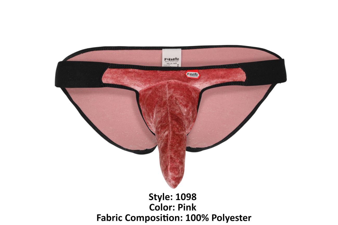 Pikante 1098 Clandestine Velvet Bikini Pink