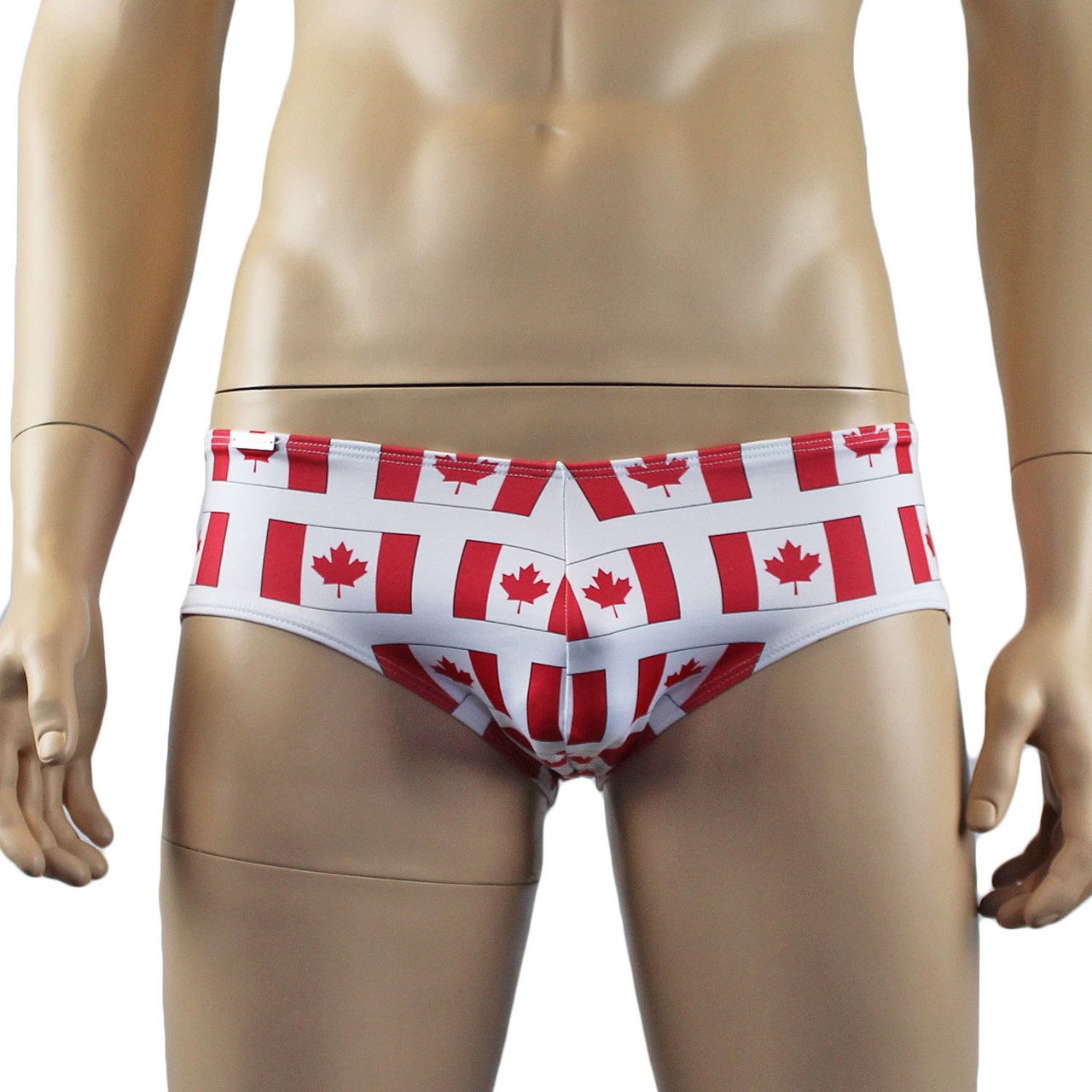 Mens Canadian Flag Mini Boxer Briefs