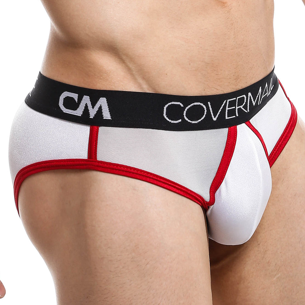 Cover Male CMH007 Sheer See-thru Panel Briefs Mens Underwear
