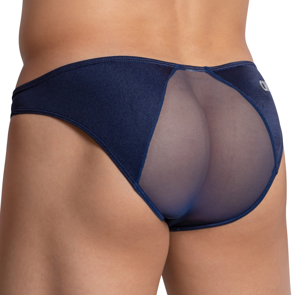 Cover Male CMI052 See-thru Mesh Panel Back Spandex Bikini Mens Underwear