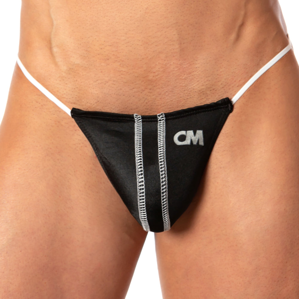 Cover Male CML018 Seashell Contrast Stitch Minimalist G-String Mens Underwear