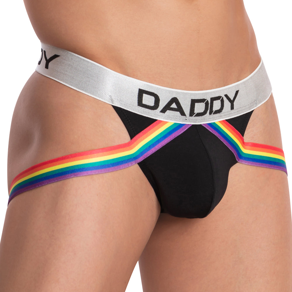 Daddy DDE045 Rainbow Path Papi Jockstrap Underwear for Men