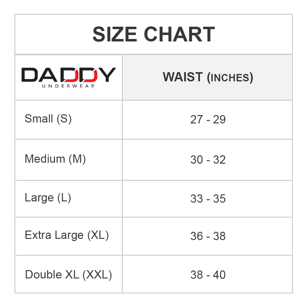 Daddy DDG016 Mens Solid Stretchable Waistband Boxer Brief