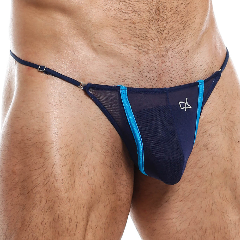 Daniel Alexander DAL029 Sheer and Lined Sporty See-through Pouch G-string Undies for Men