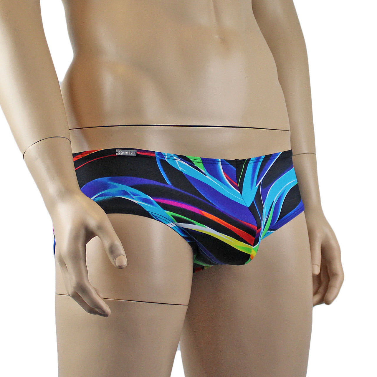 Mens Festival Swirl Lights Mini Boxer Briefs