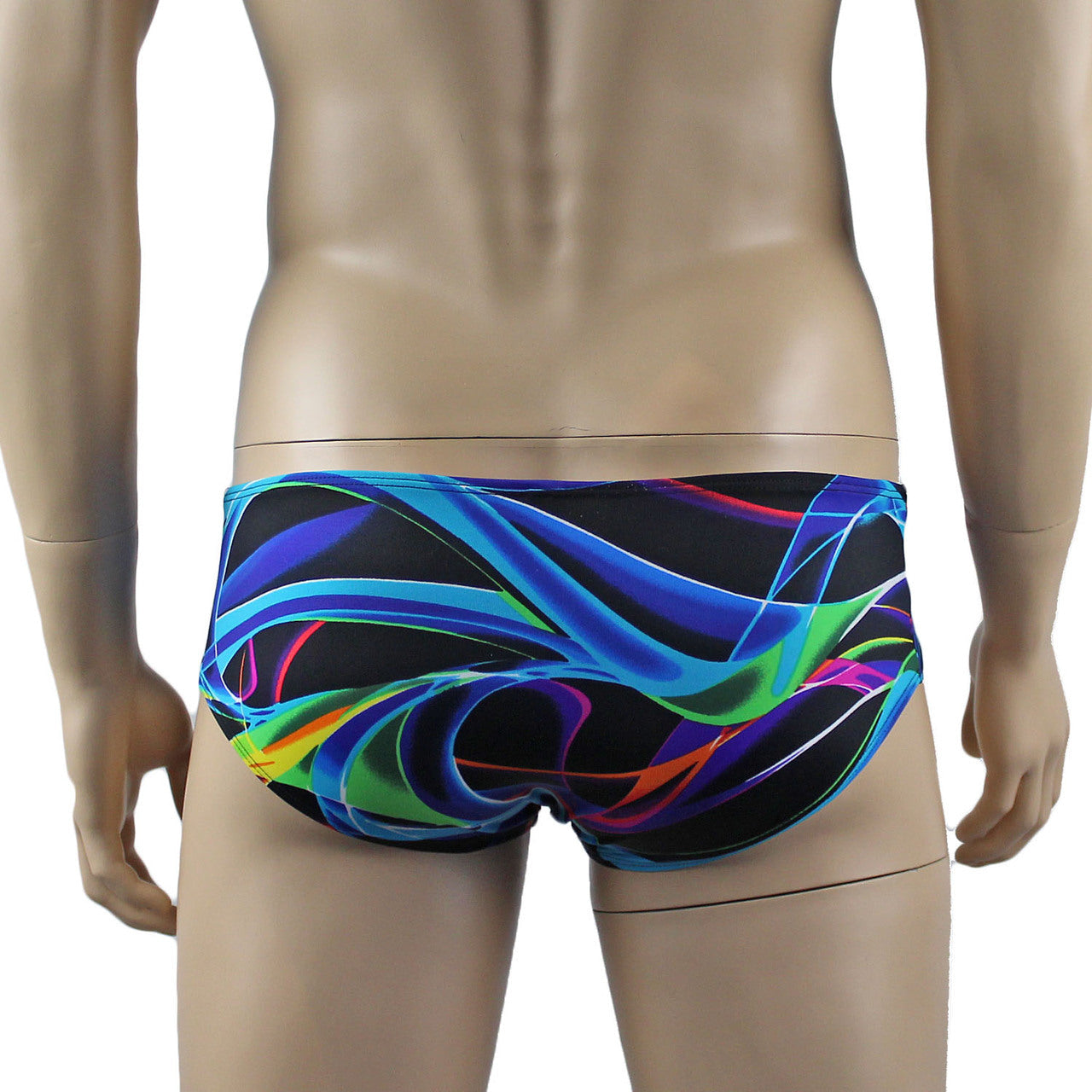 Mens Festival Swirl Lights Mini Boxer Briefs