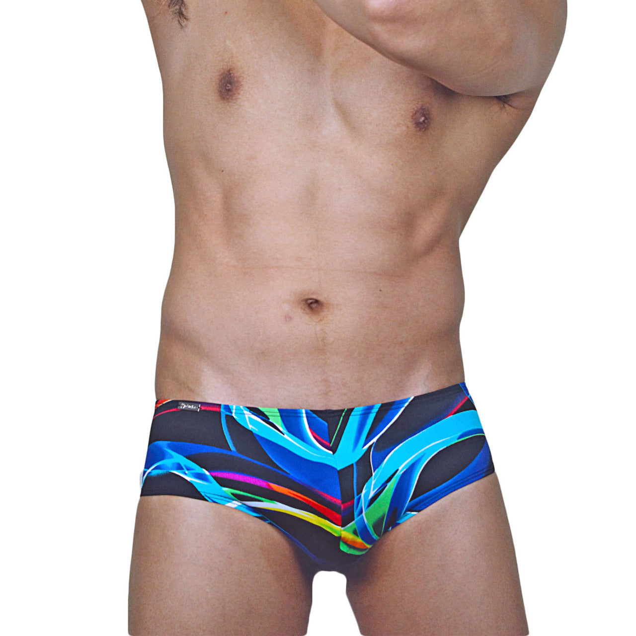 Mens Festival Swirl Lights Mini Boxer Briefs