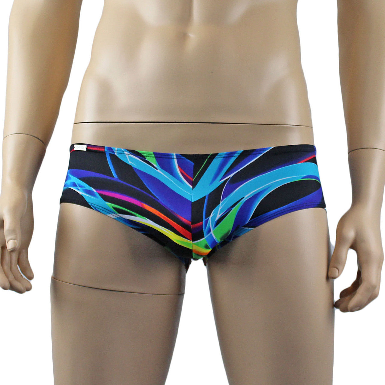 Mens Festival Swirl Lights Mini Boxer Briefs