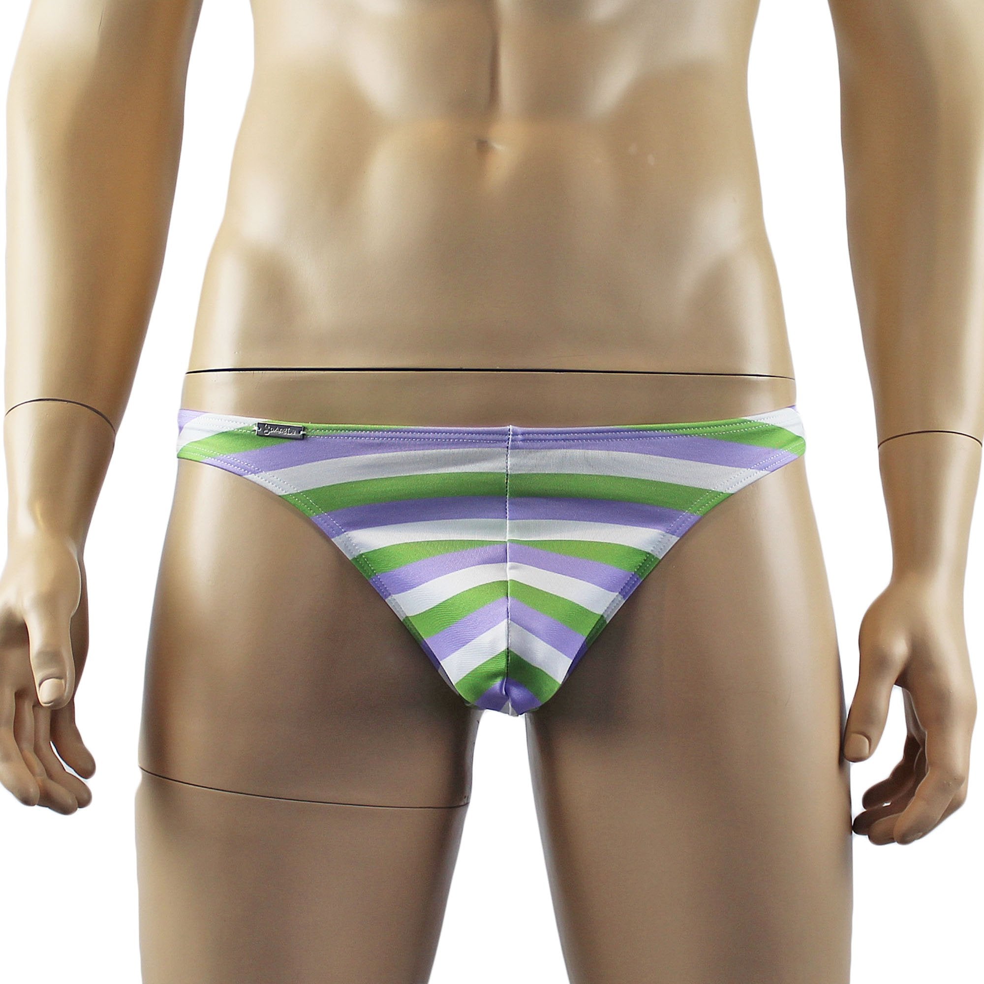 Genderqueer Flag Mens Gay Pride LGBTQ Striped G string Thong Underwear