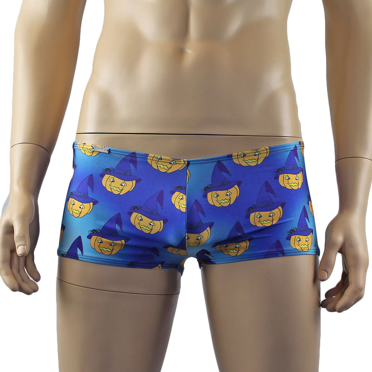 Mens Halloween Witches Pumpkin Face Boxer Shorts