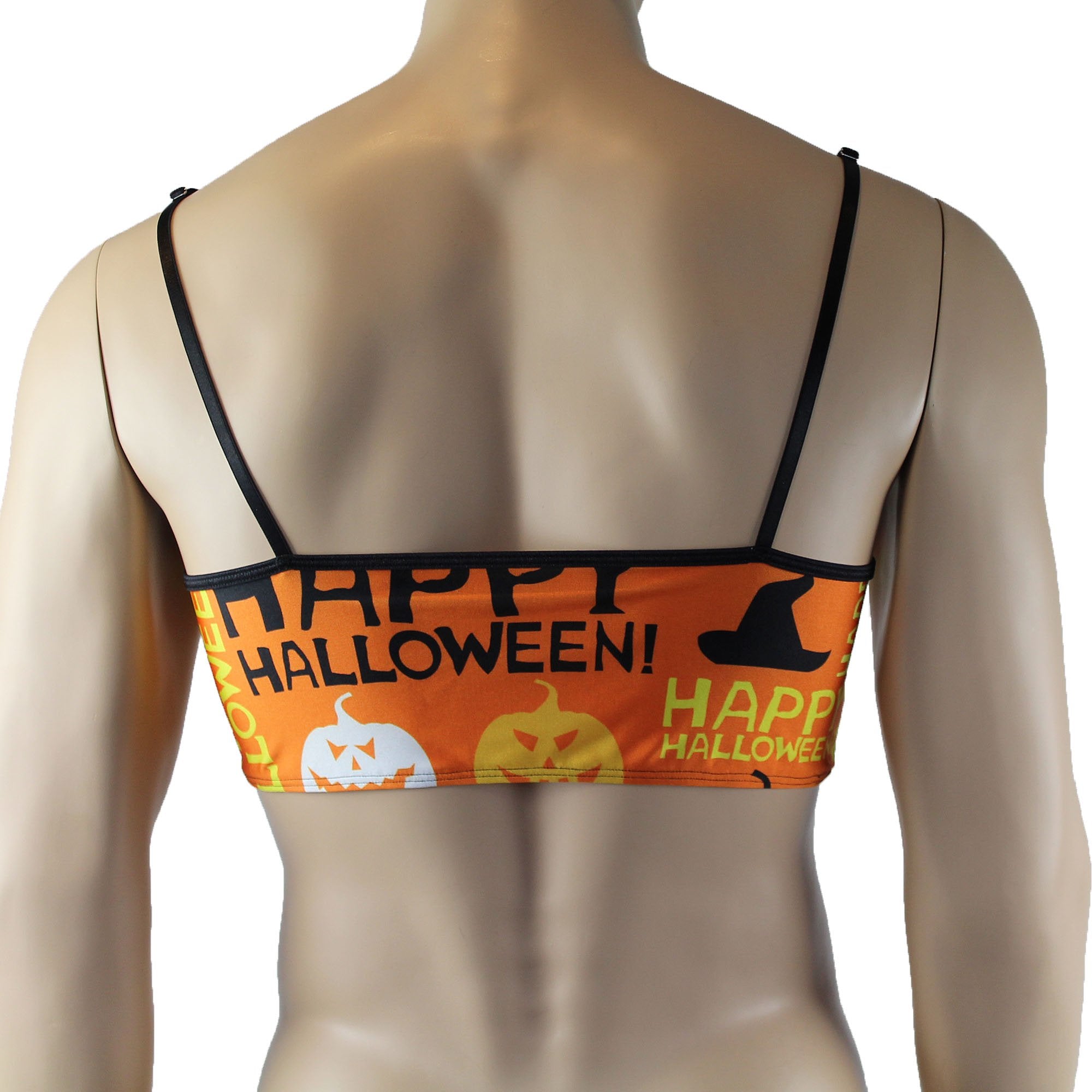 Mens Happy Halloween Camisole Top Underwear, Halloween Pumpkins