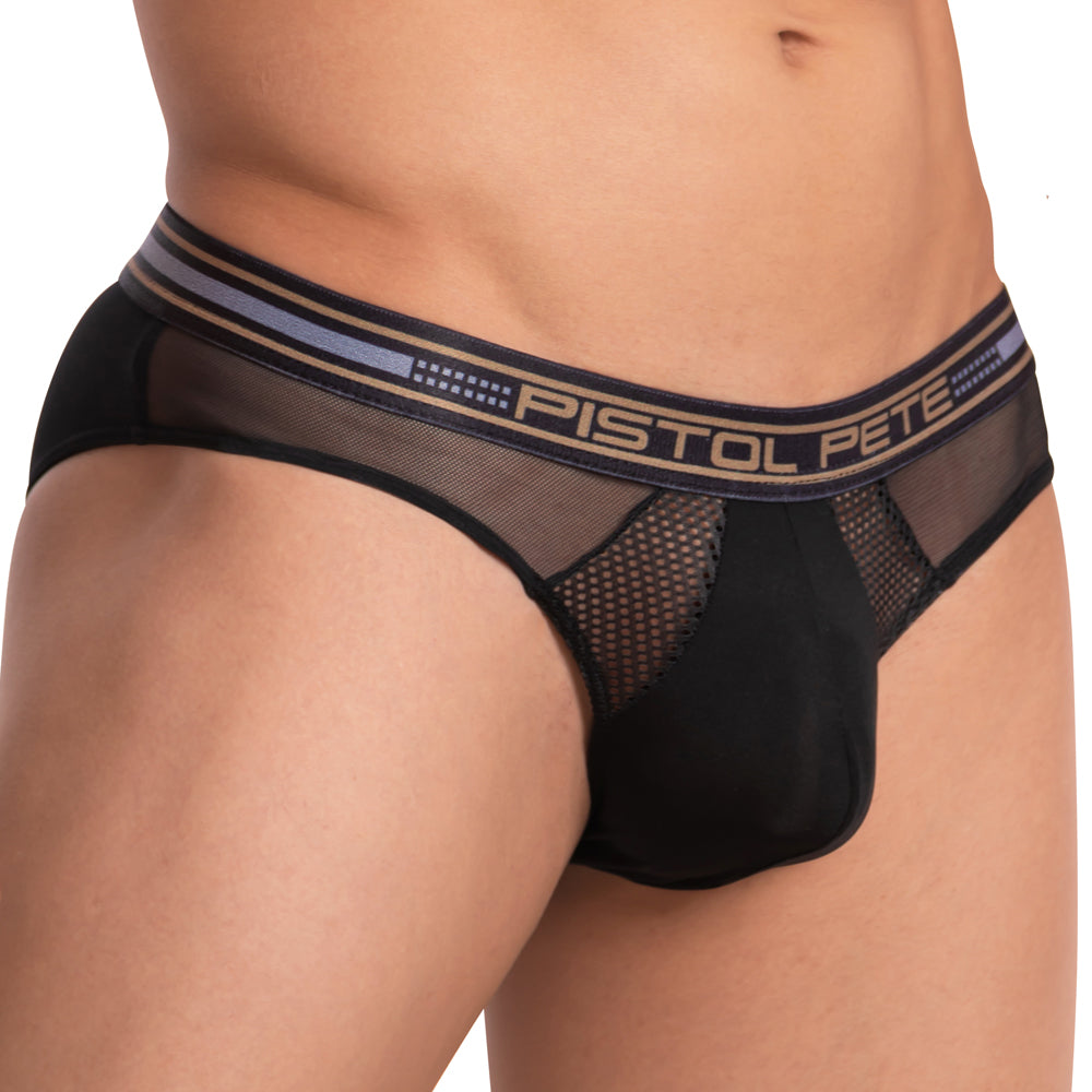 Pistol Pete PPJ028 PP Extreme Underwear Luxury Sheer and Mesh Boxer Brief