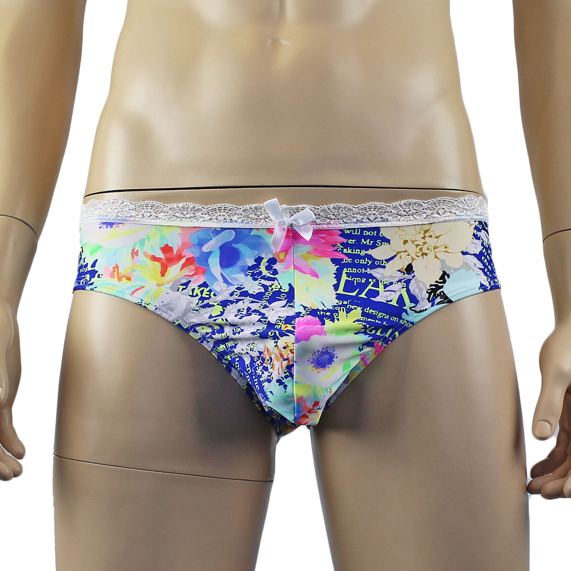 Mens Suzanne Floral Bra Top & Bikini Brief